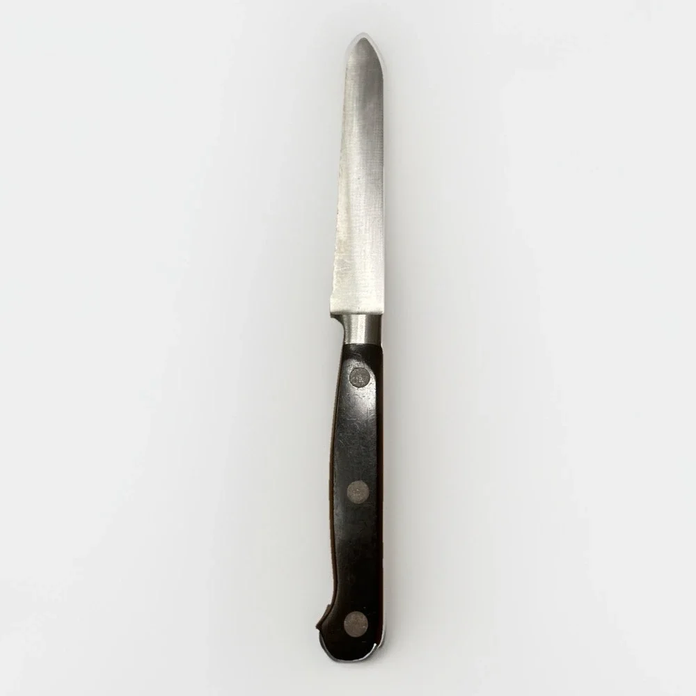 ZWILLING ProS 5-inch‎ Utility Knife Serrated Edge No Stain Vintage Germany VTG